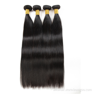 Cheap Price Virgin Mink Brazilian Straight Silky Hair Bundles Free Sample Hair Bundles With Lace CLosure`